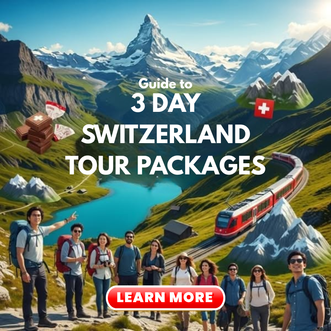 Deals Spy Facebook ad: 3 day Switzerland Tour Packages Guide