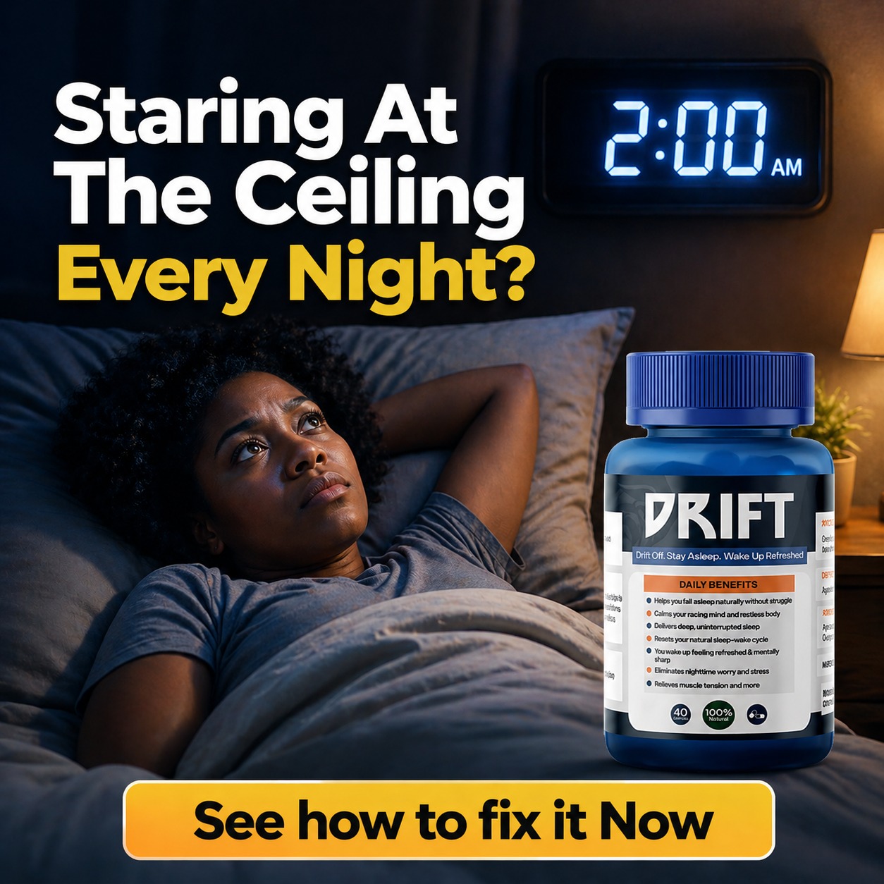 LiveWell Facebook ad: A Natural Solution for Better Sleep
