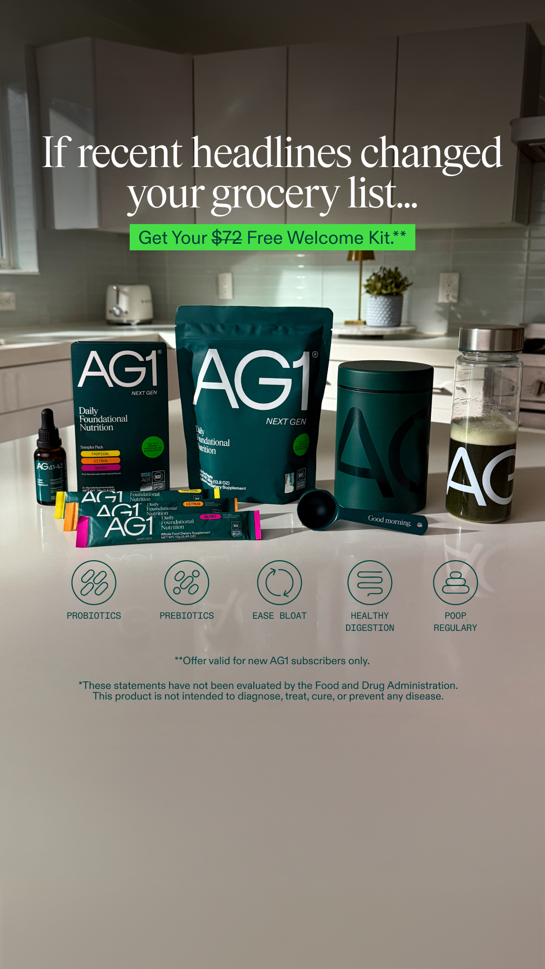 AG1 by Athletic Greens Facebook ad