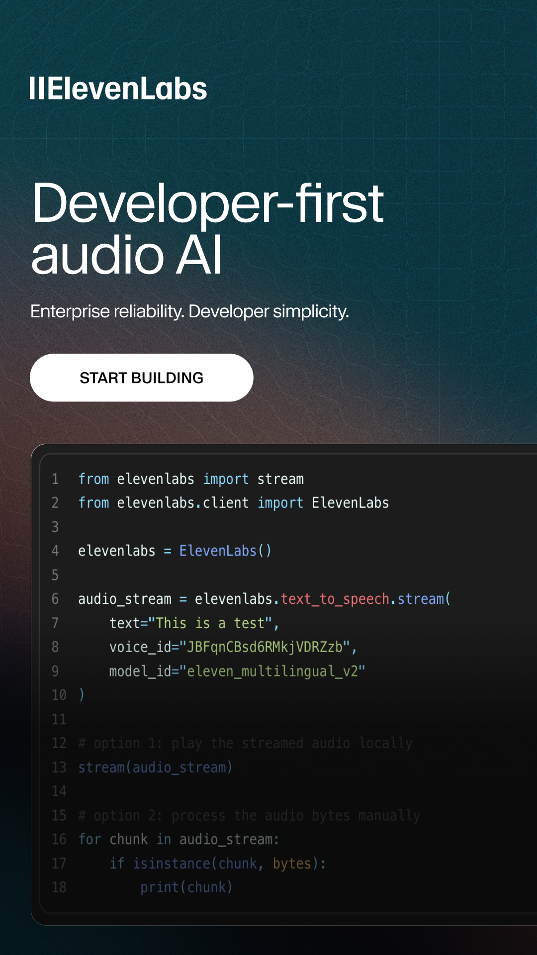 ElevenLabs Facebook ad