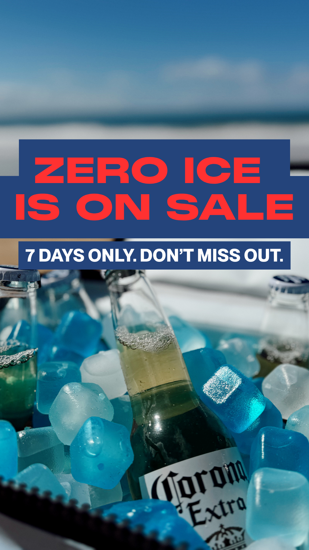 ZERO ICE Facebook ad