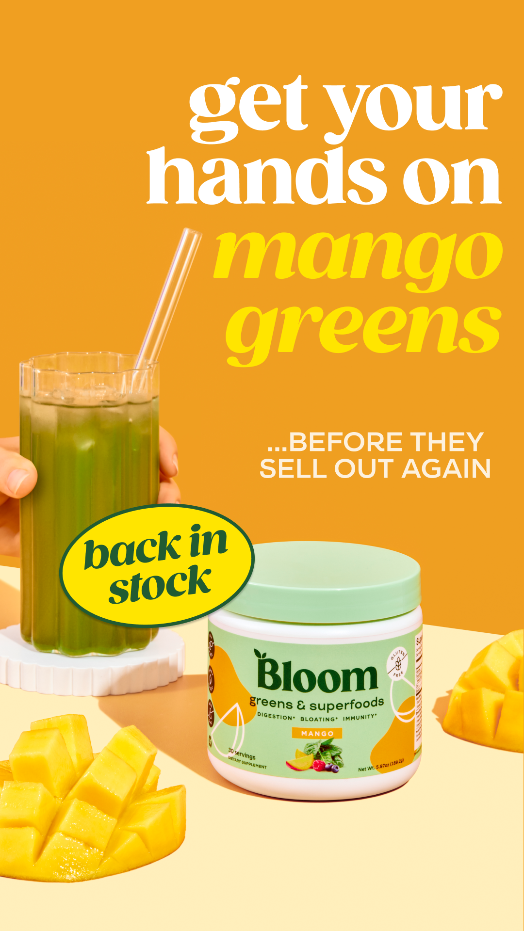 Bloom Nutrition Facebook ad