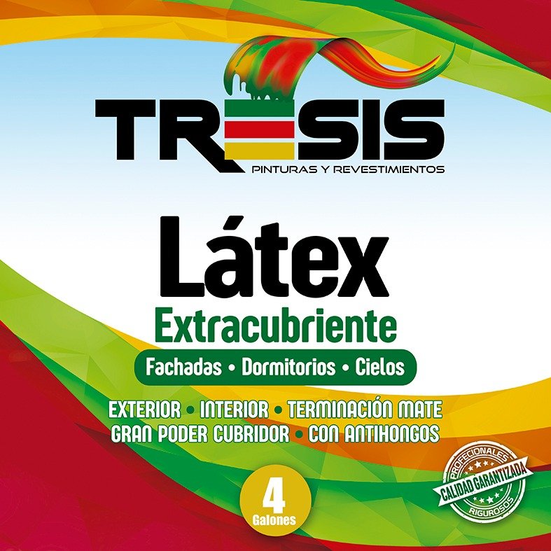Tresis Rengo Pinturas Adhesivos Facebook ad: LATEX EXTRACUBRIENTE