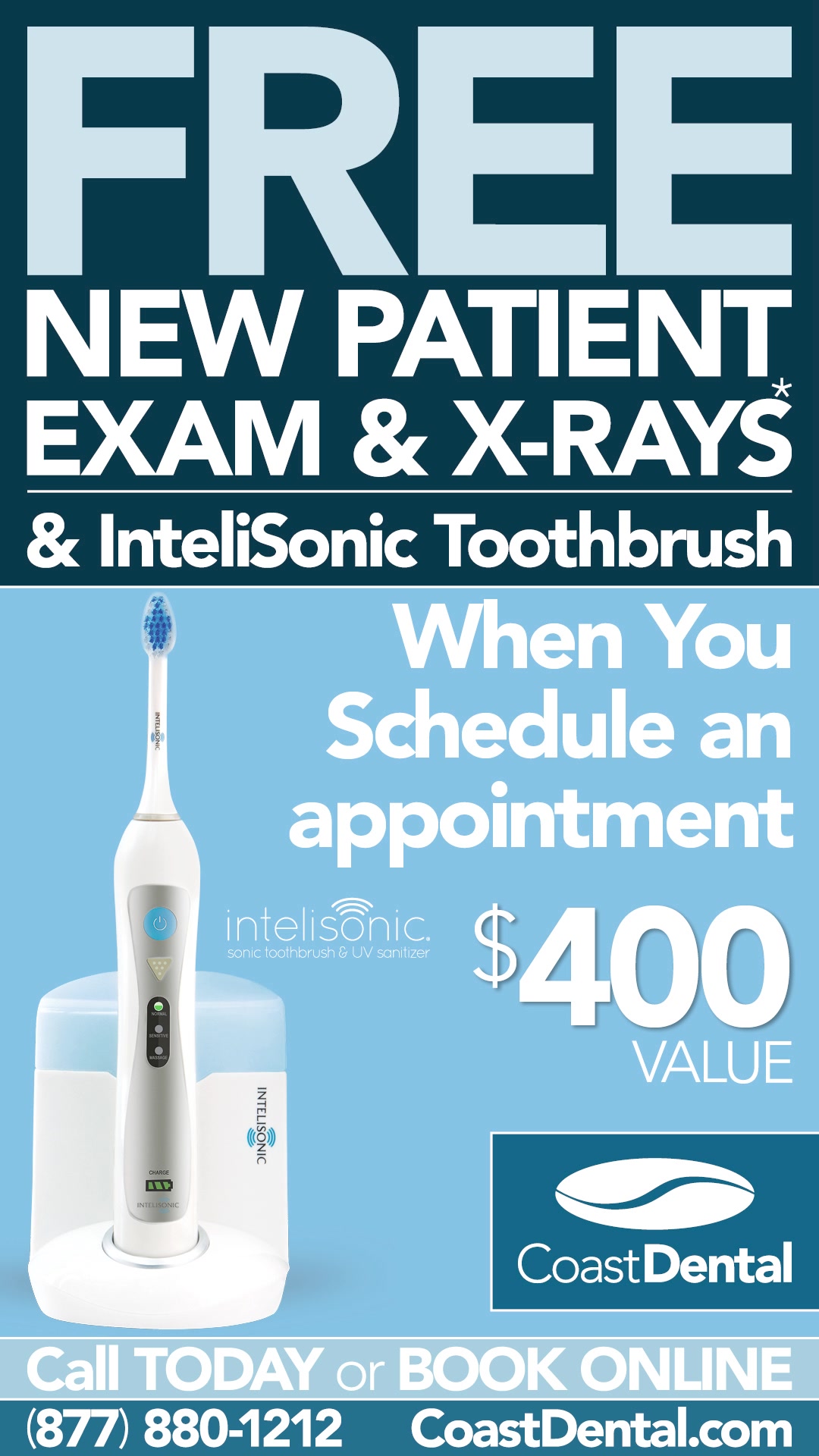 Coast Dental Facebook ad from Jan 23, 2026