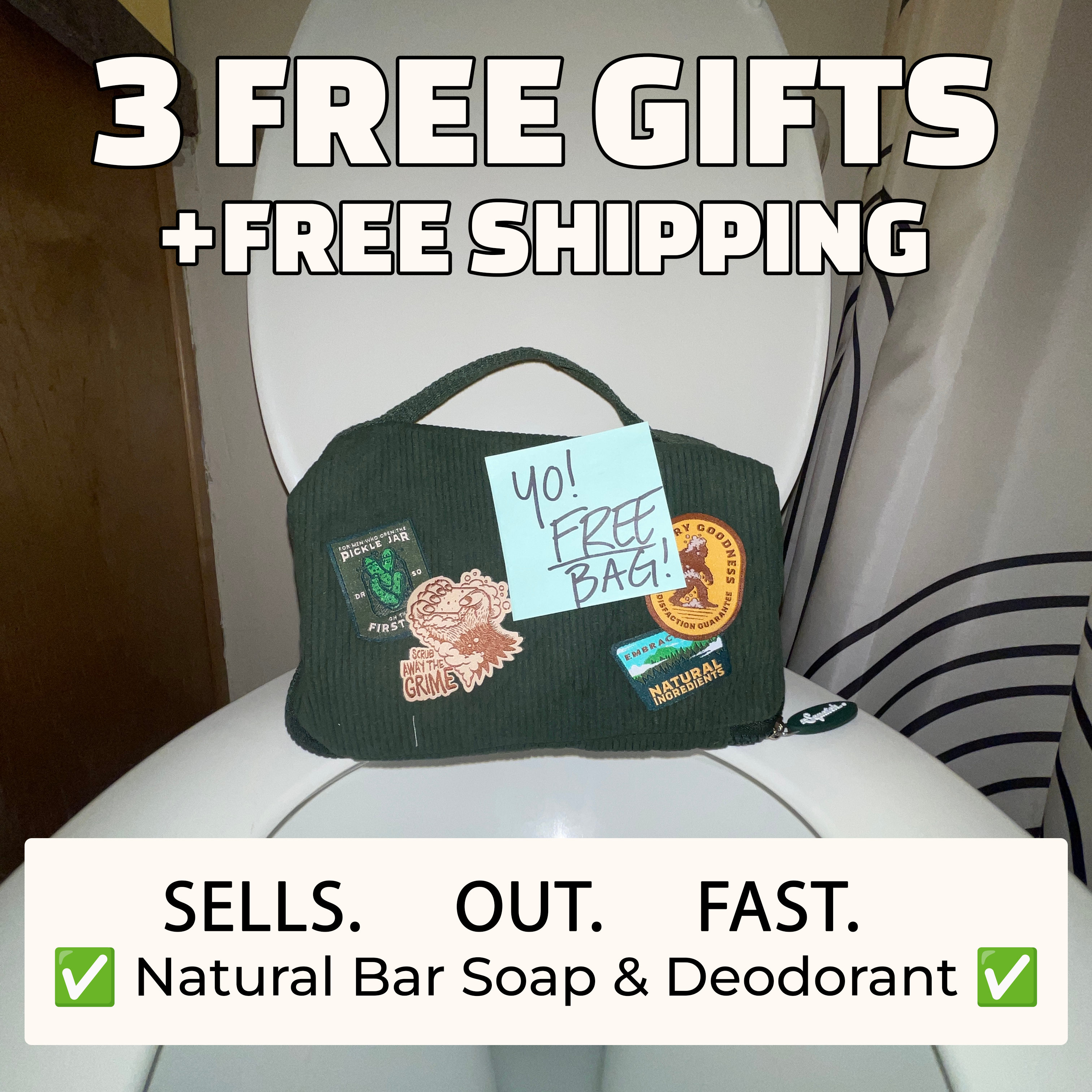 Dr. Squatch Facebook ad
