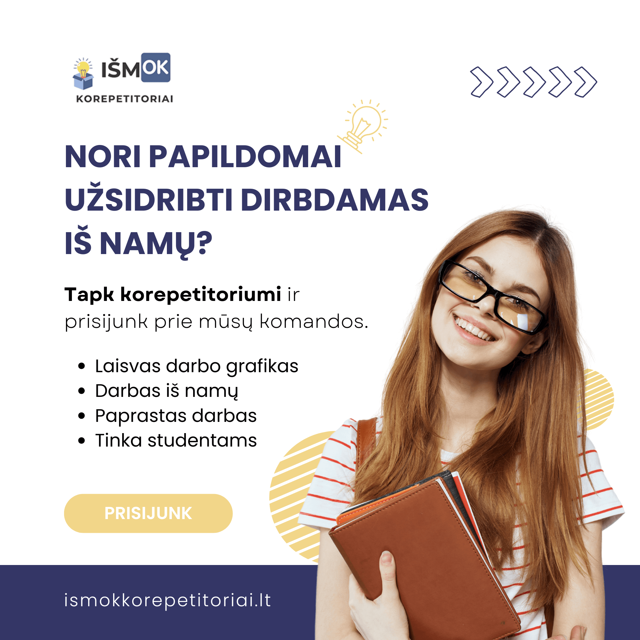 Korepetitoriai Išmok Facebook ad: Tapk korepetitoriumi