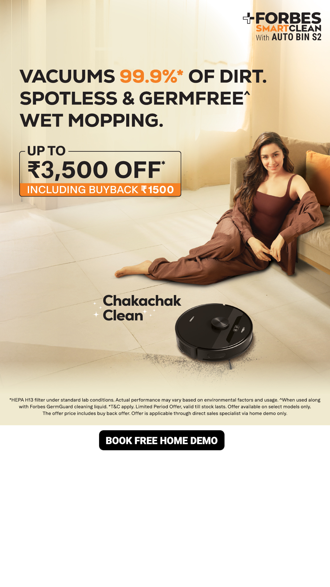 Eureka Forbes Facebook ad