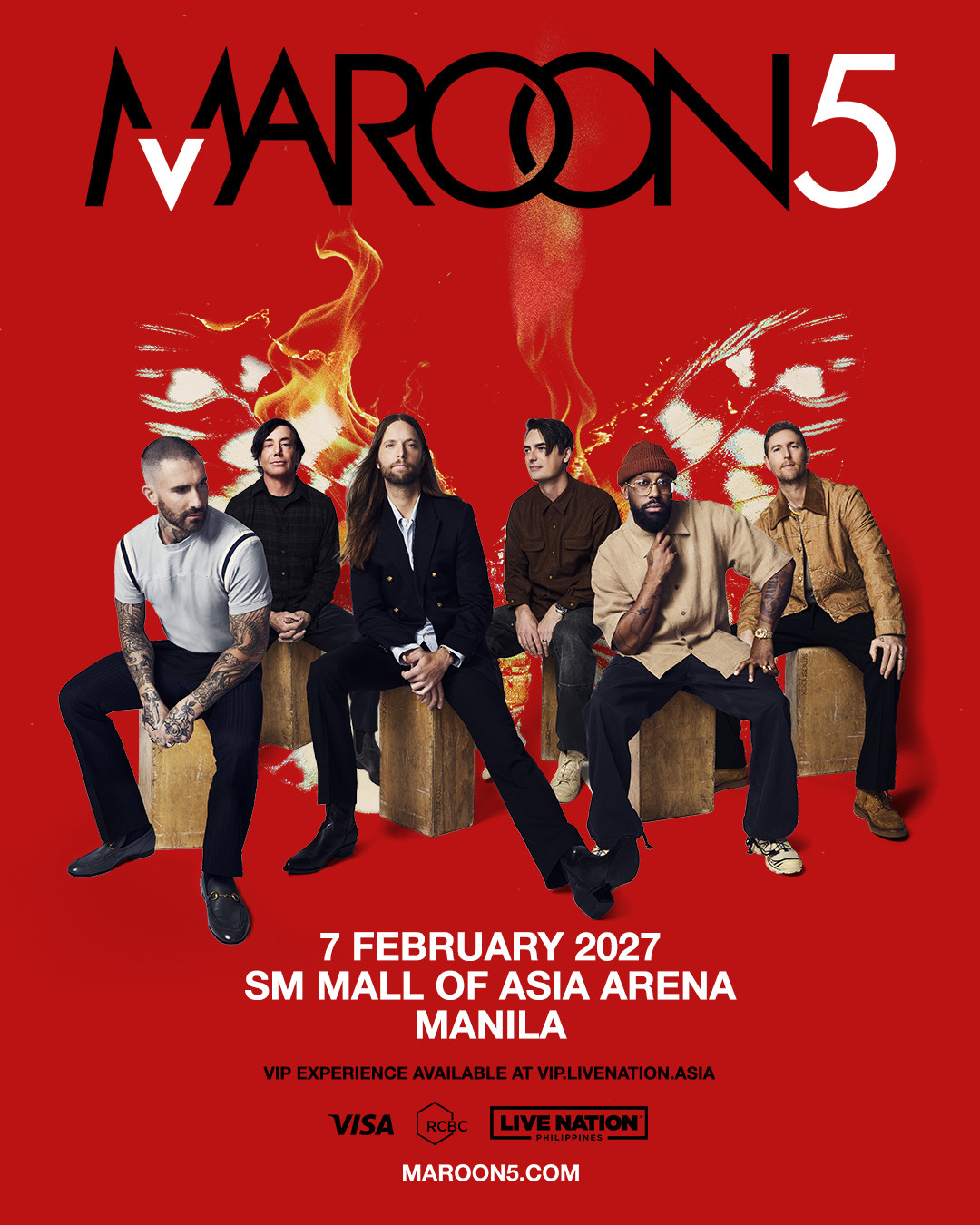 Live Nation Philippines Facebook ad: Is Maroon 5 still stuck inside your head…