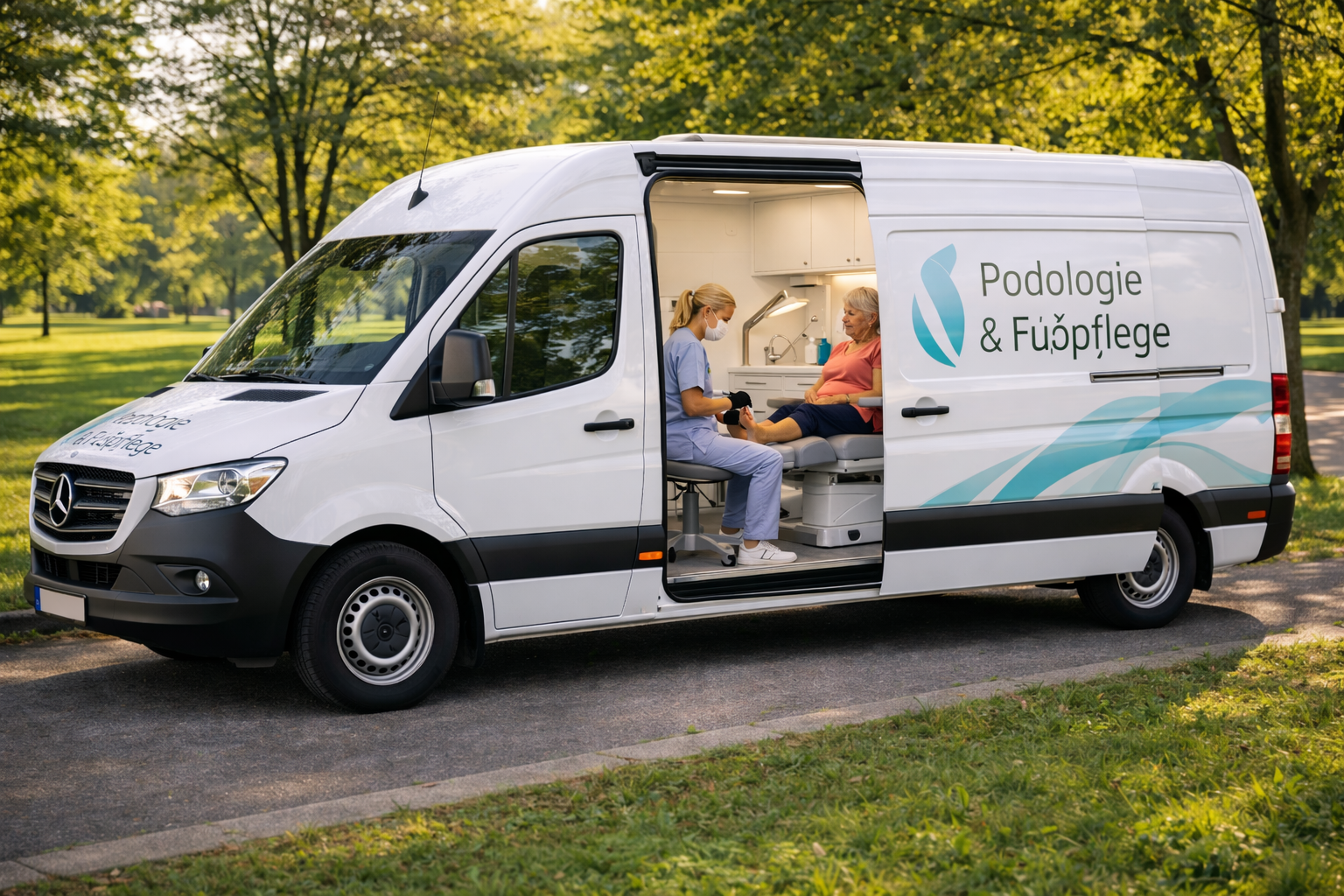 Dein Wunschmobil Facebook ad: Viele Menschen möchten in der Podologie arbeiten