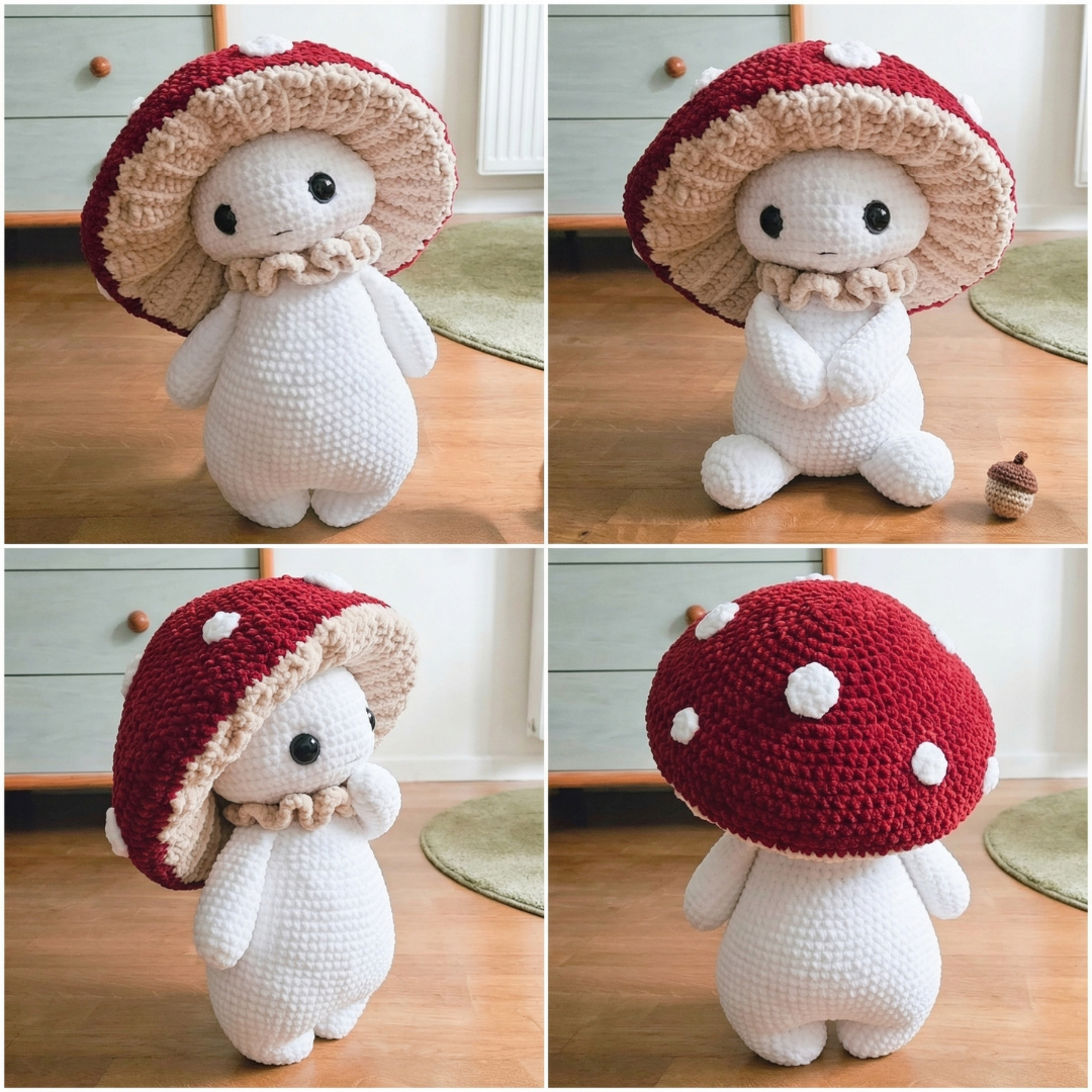 Crochilla Facebook ad: Bunny Keychain Crochet Pattern