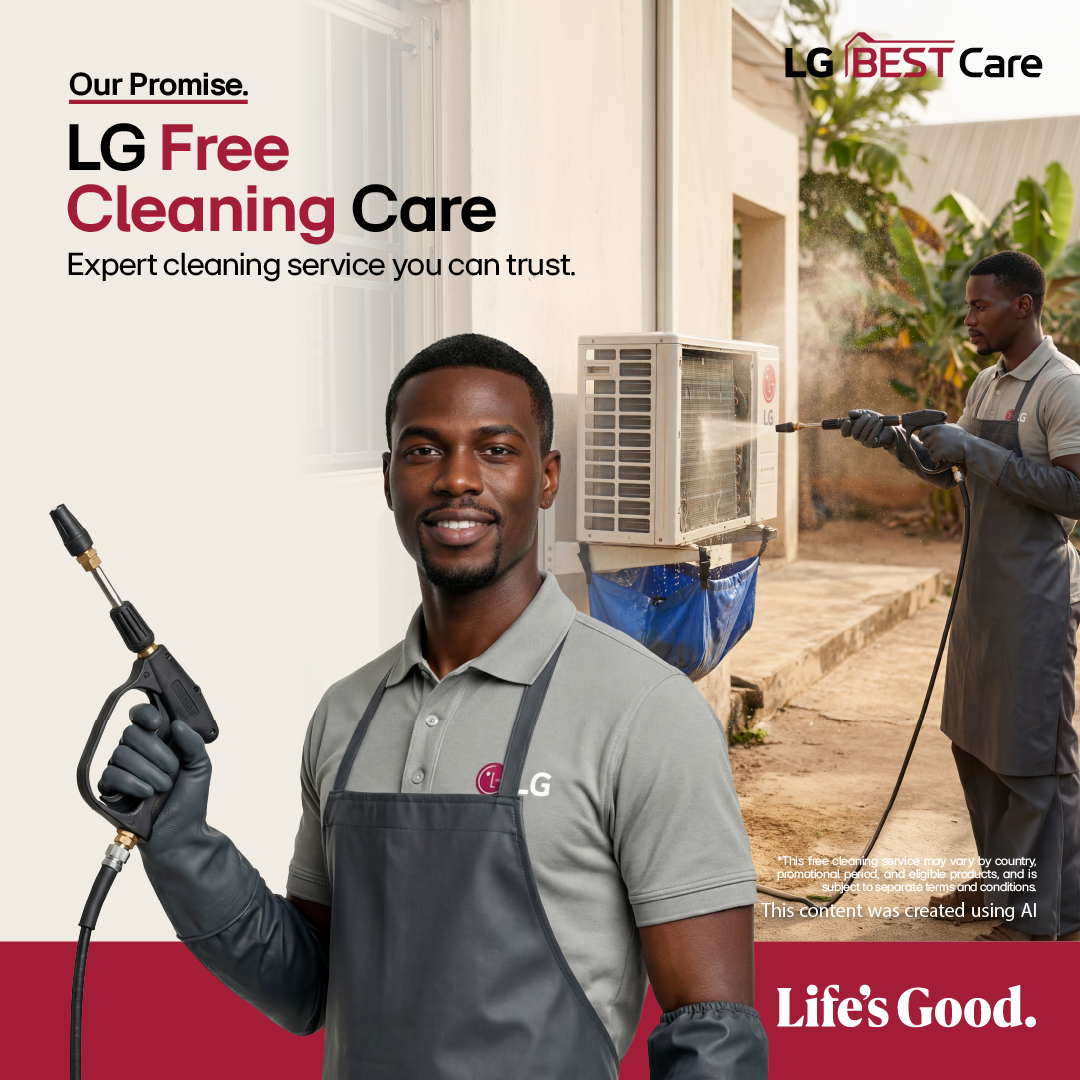 LG Global Facebook ad: LG Free Cleaning Care