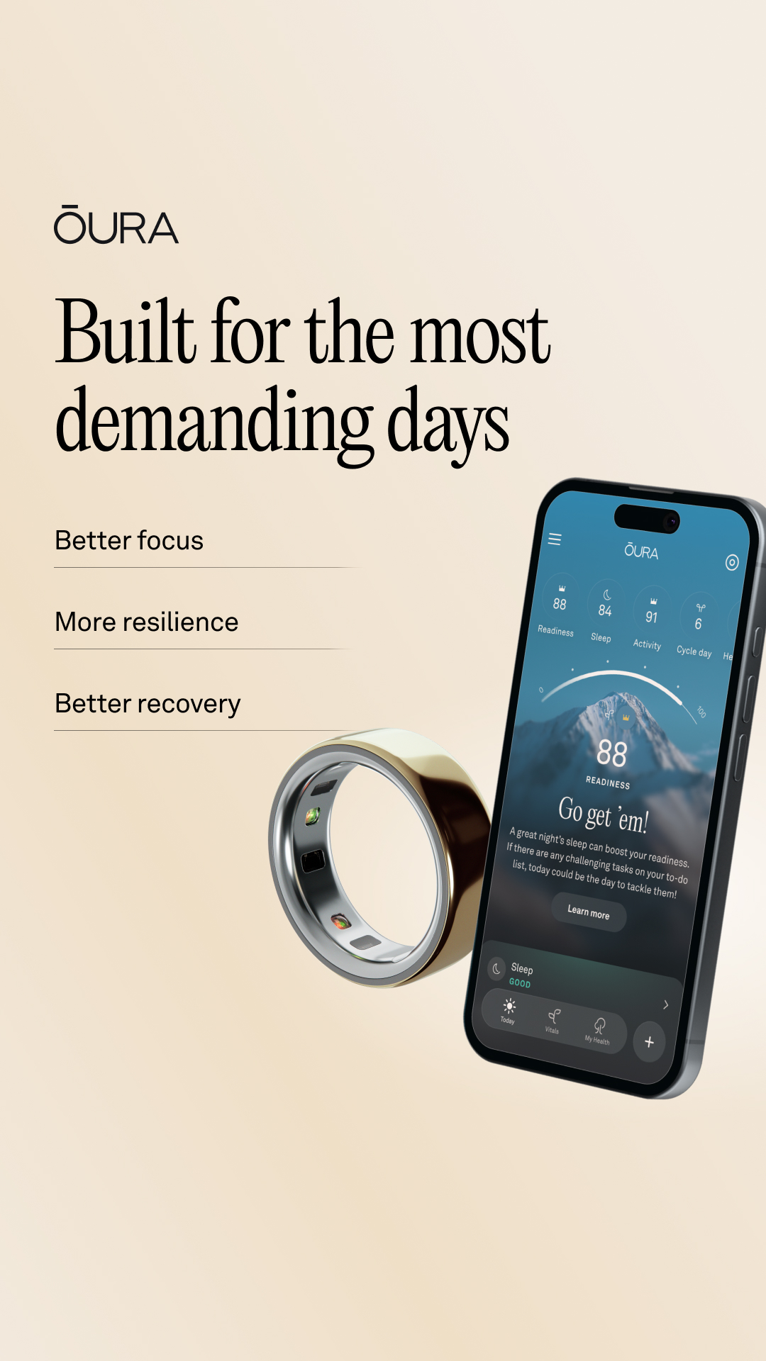 ŌURA Facebook ad