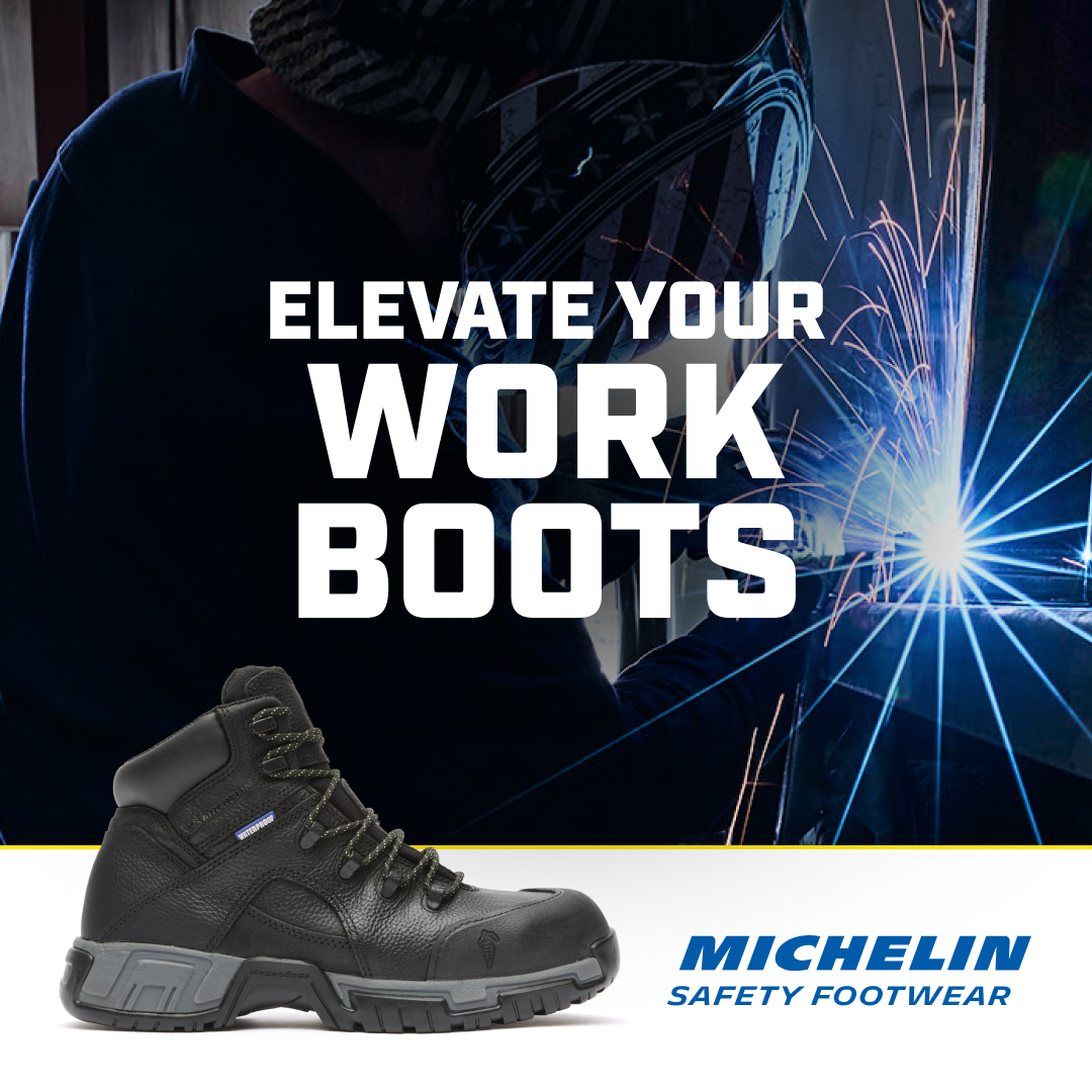 Georgia Boot Facebook ad: Shop Michelin Safety Footwear