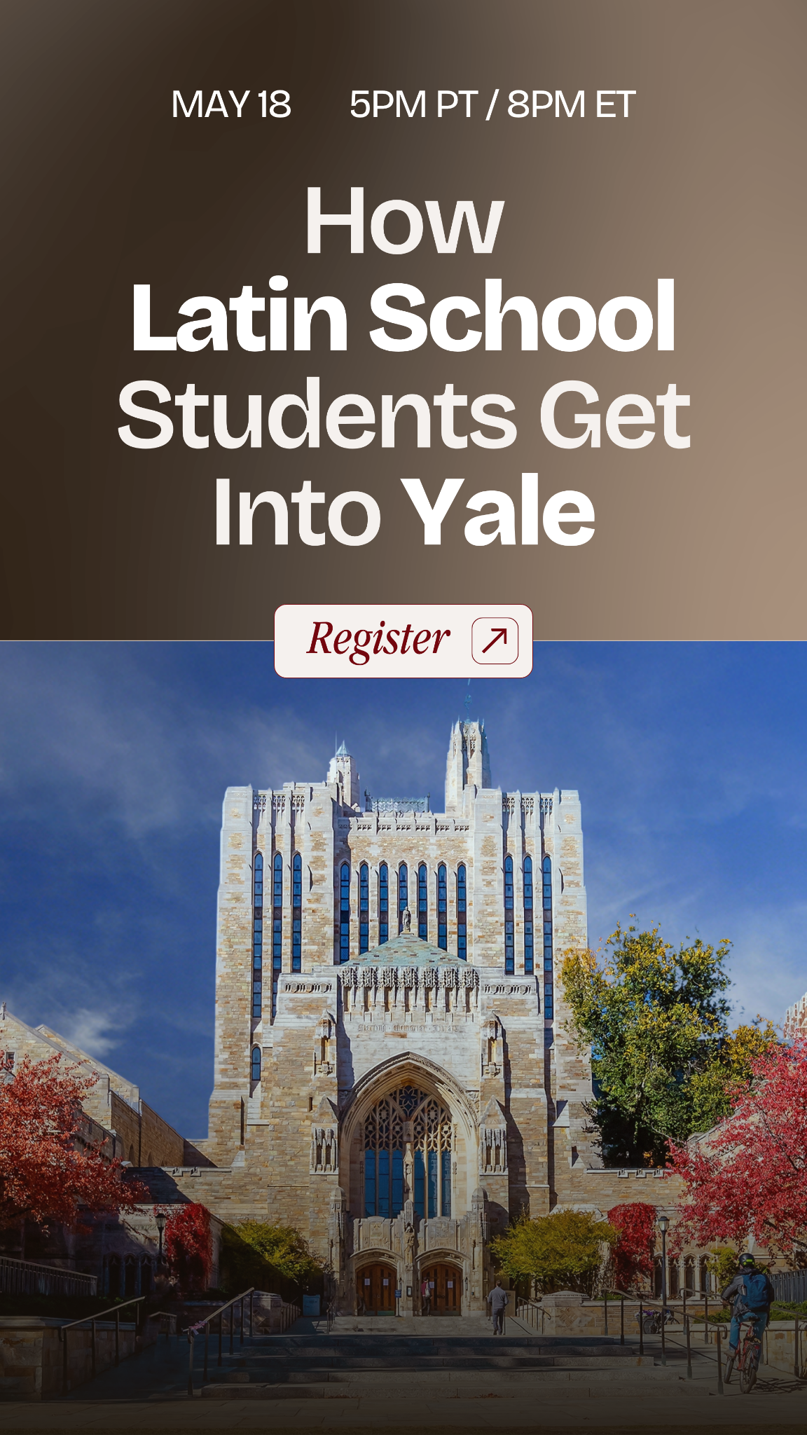 Crimson Education Facebook ad