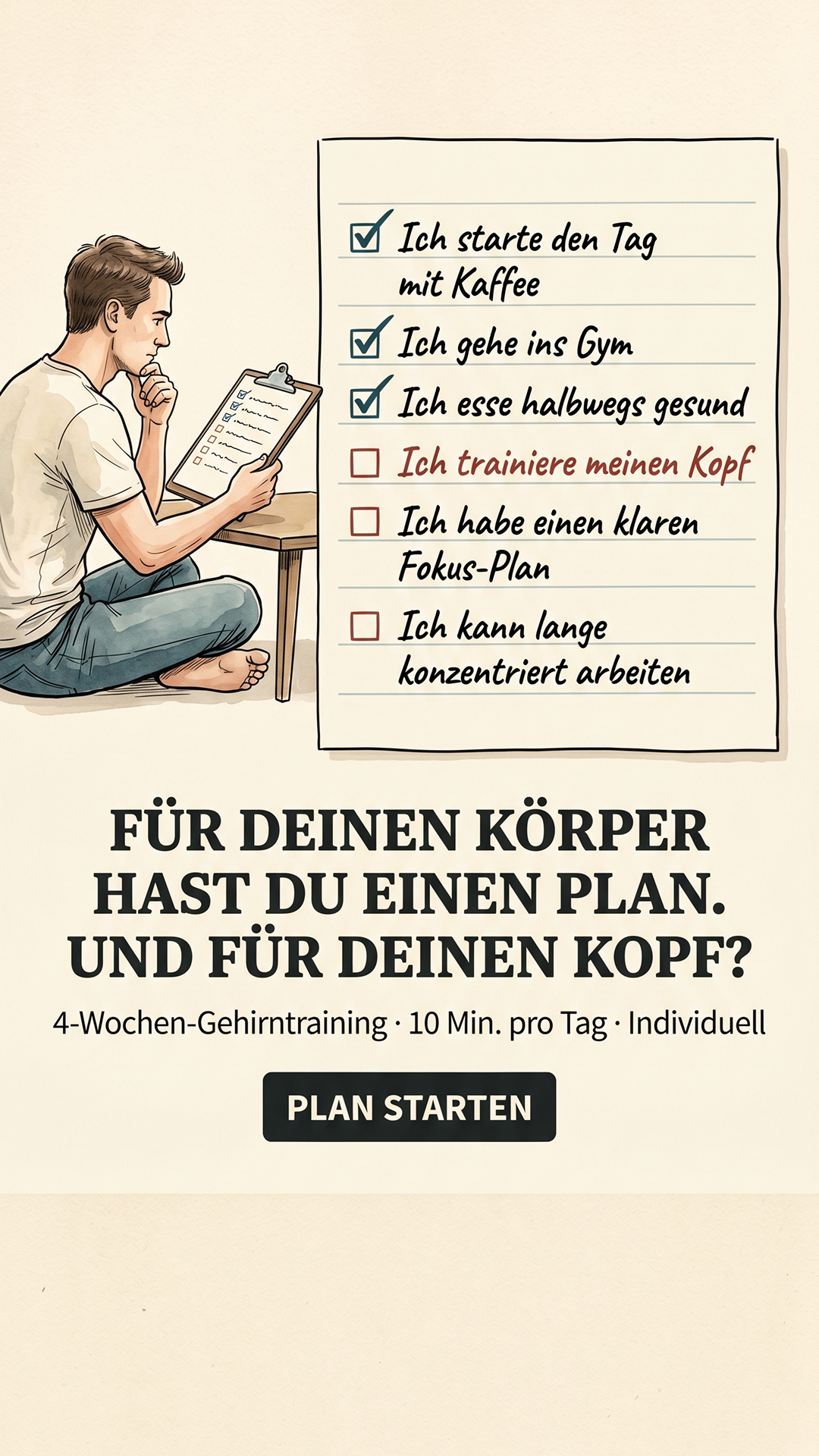 Impulse: Brain Training & Self-Discovery Facebook ad