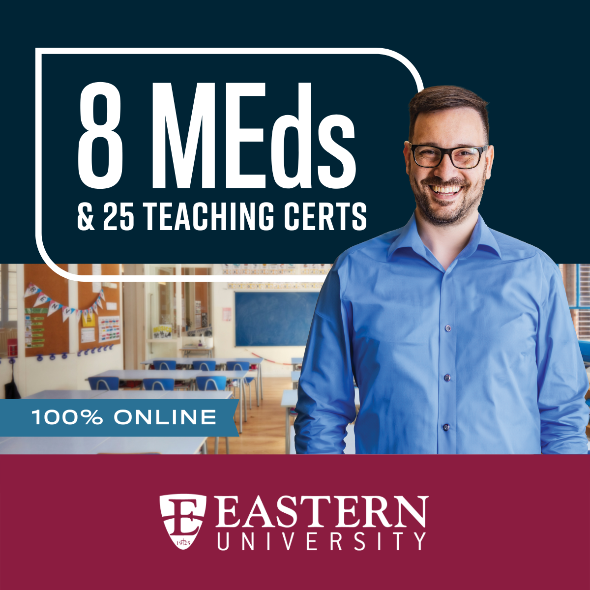 Eastern University Facebook ad