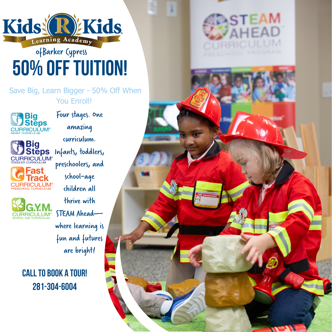 Kids 'R' Kids of Barker Cypress Facebook ad