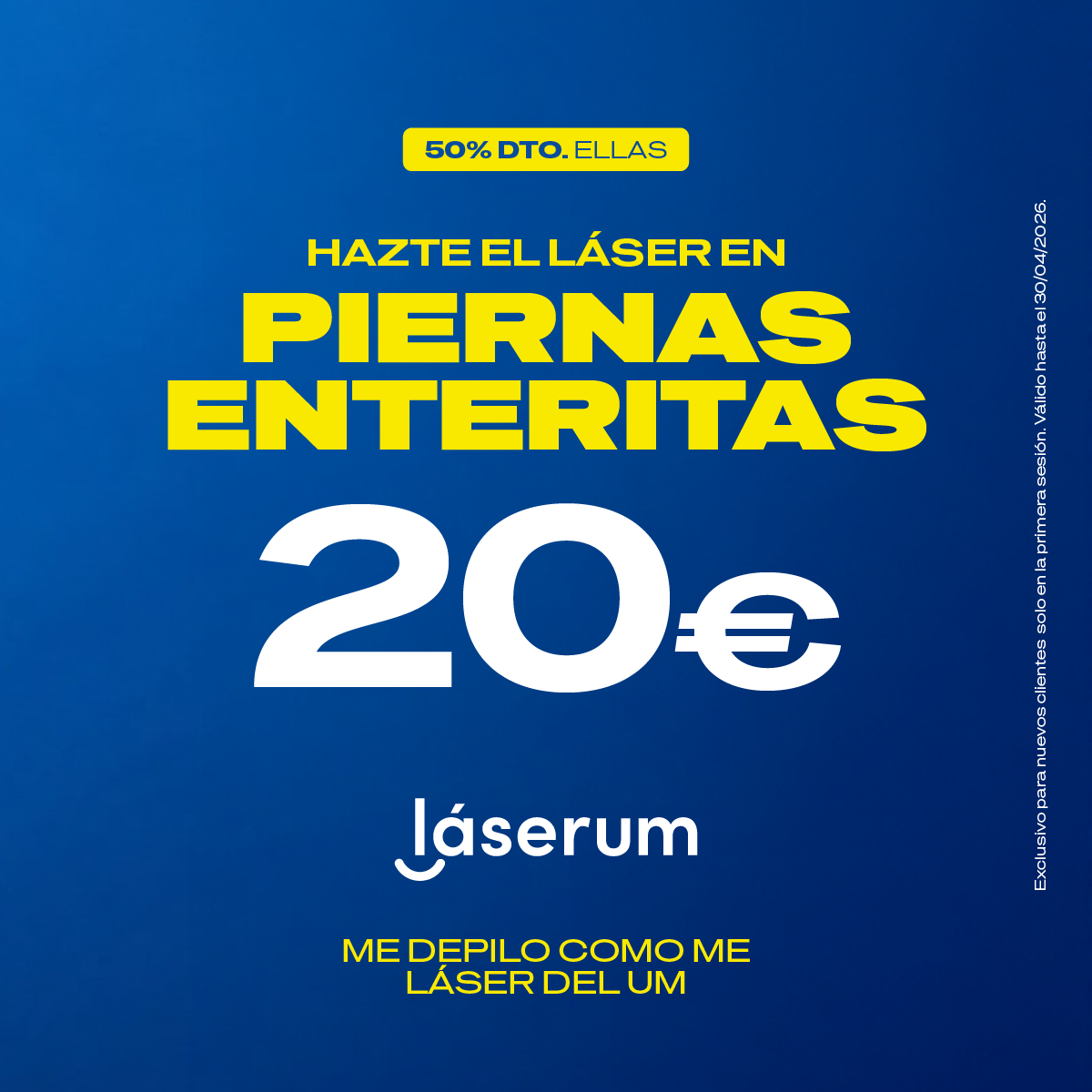 Láserum Facebook ad from Apr 9, 2026