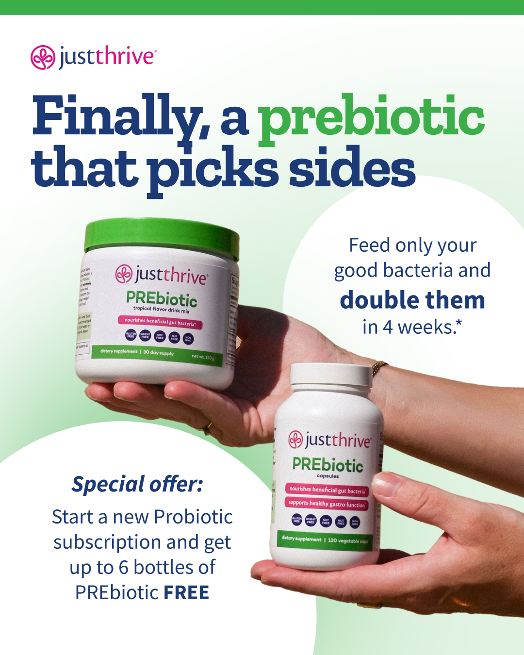 Just Thrive Facebook ad
