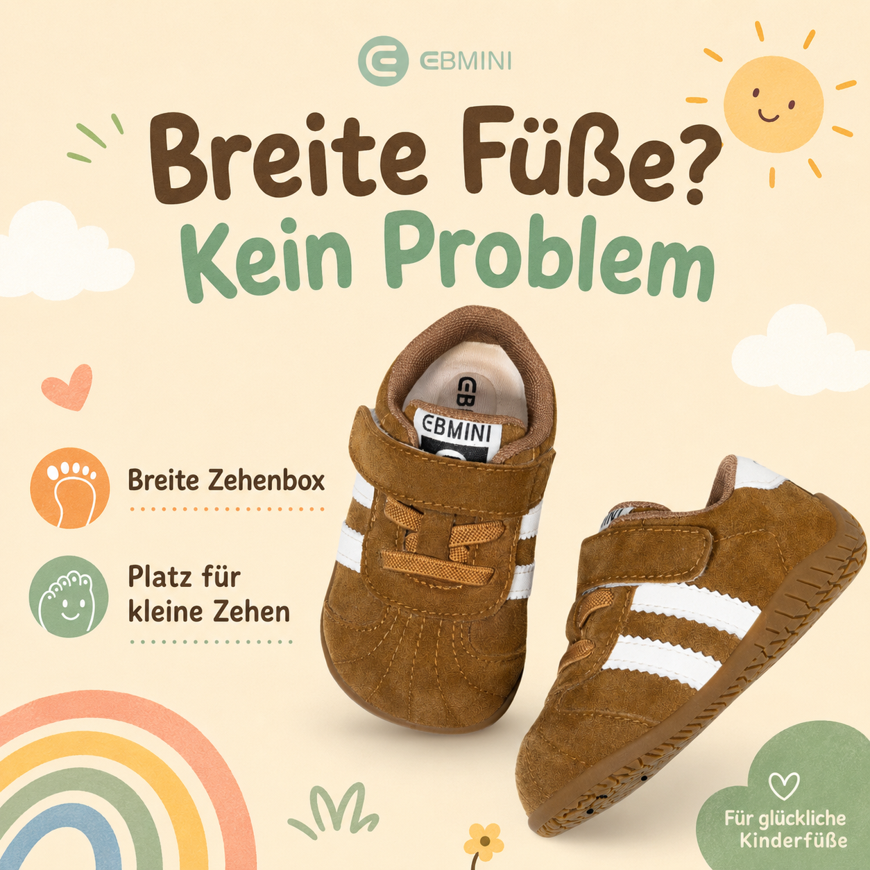 Ebmini - Kinder Barfußschuhe Facebook ad