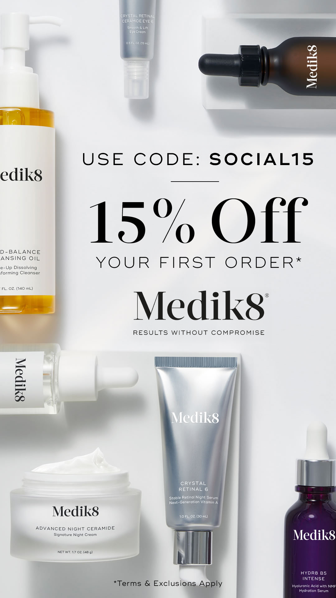 Medik8 Facebook ad