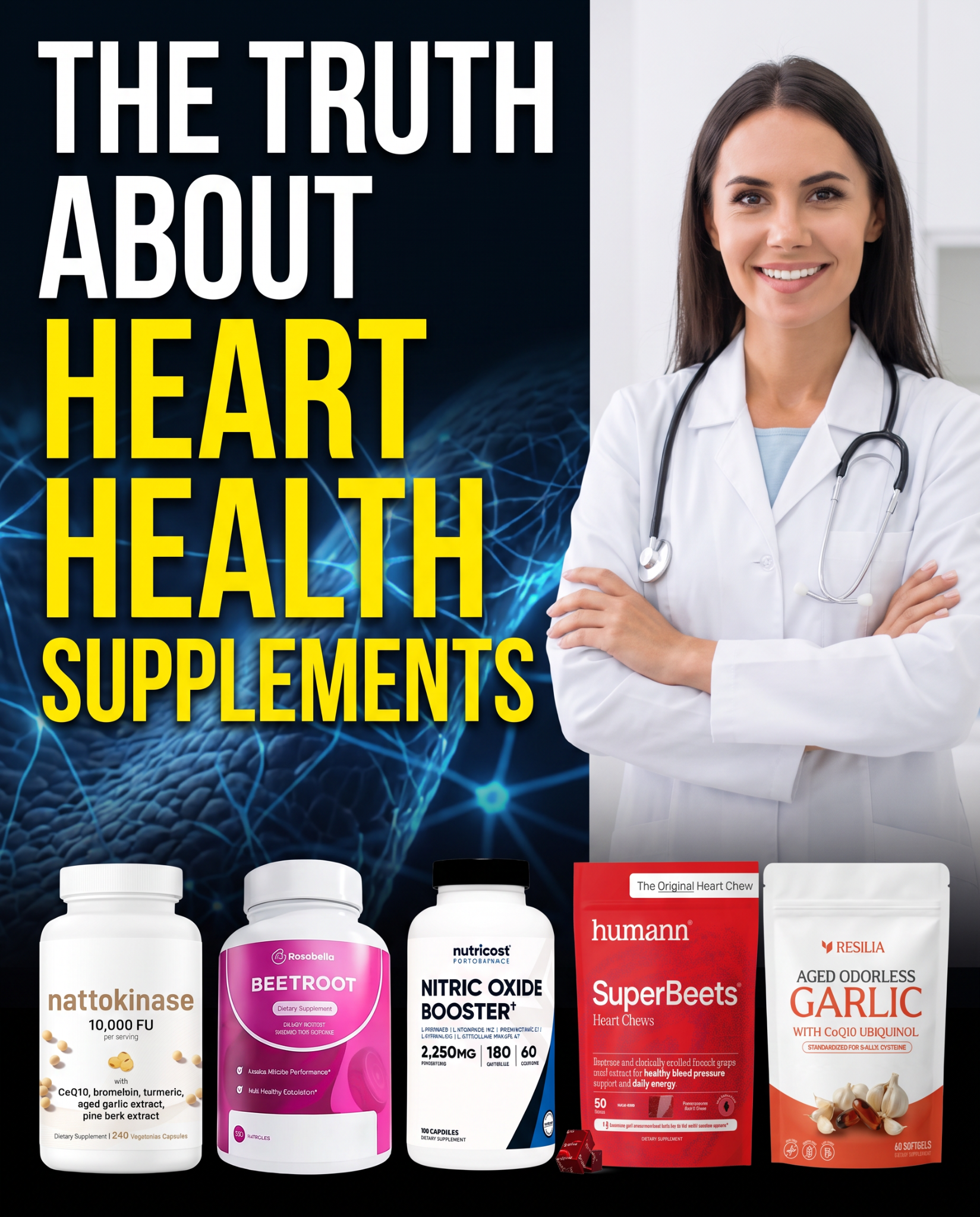 Vitality Times Facebook ad: The 5 Best & Worst Heart Health Supplements, Tested & Ranked