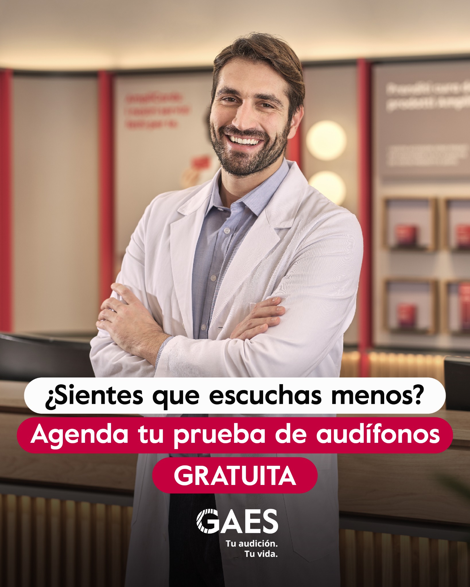 GAES Chile Facebook ad: ¡Conversa con GAES!