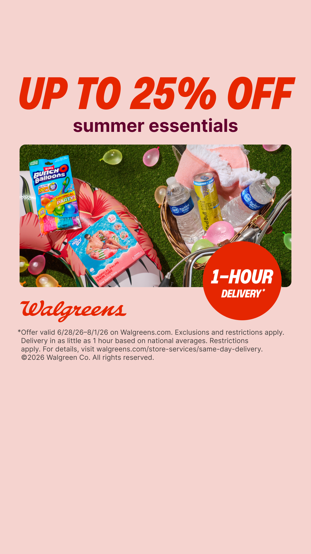 Walgreens Facebook ad