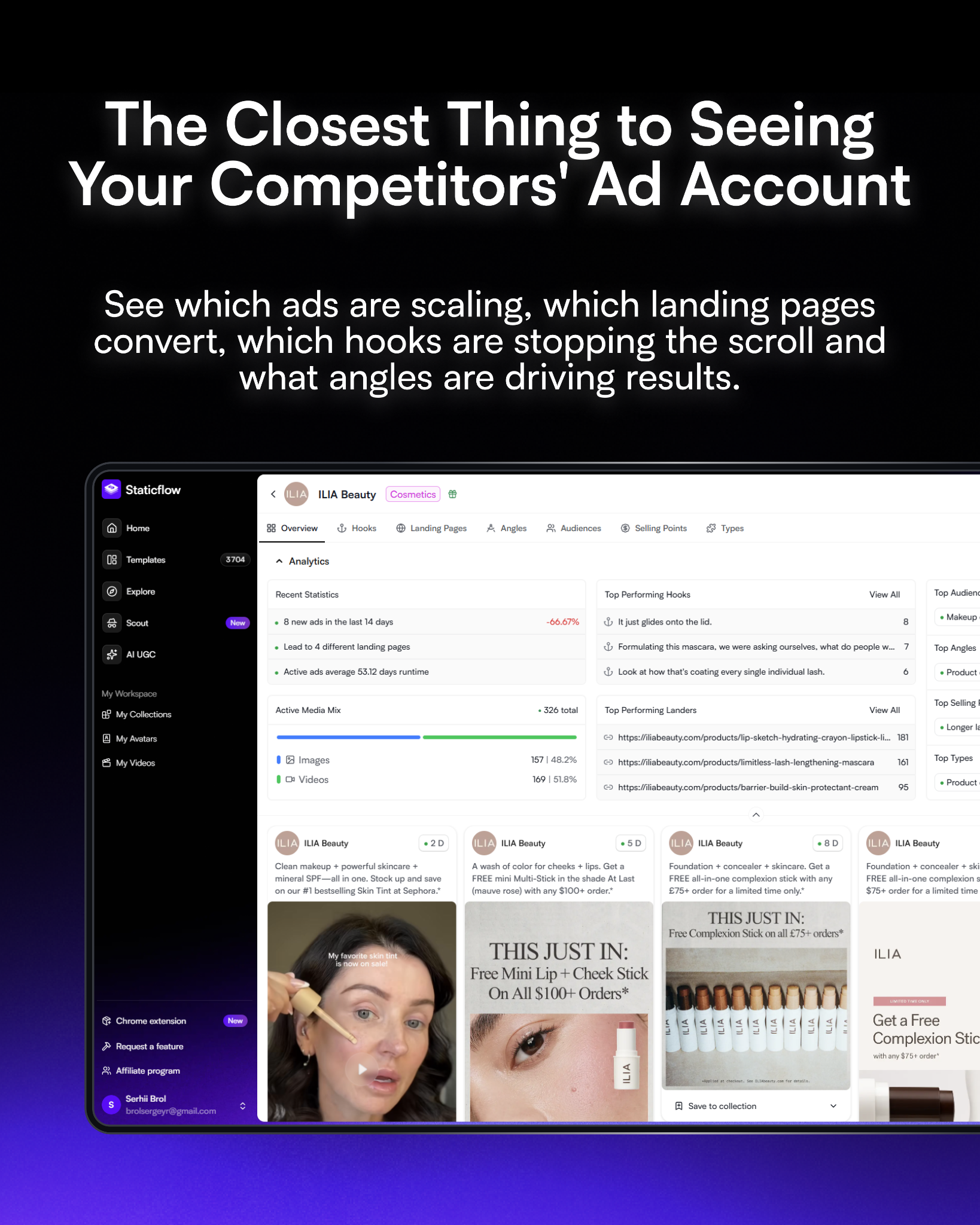 Staticflow Facebook ad