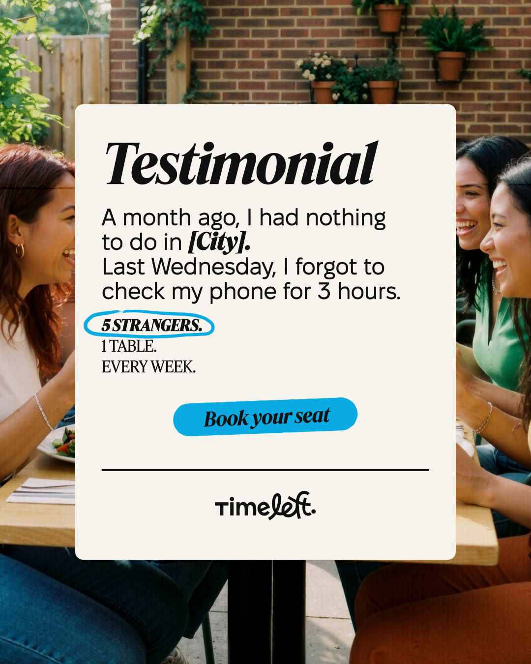 Timeleft Facebook ad