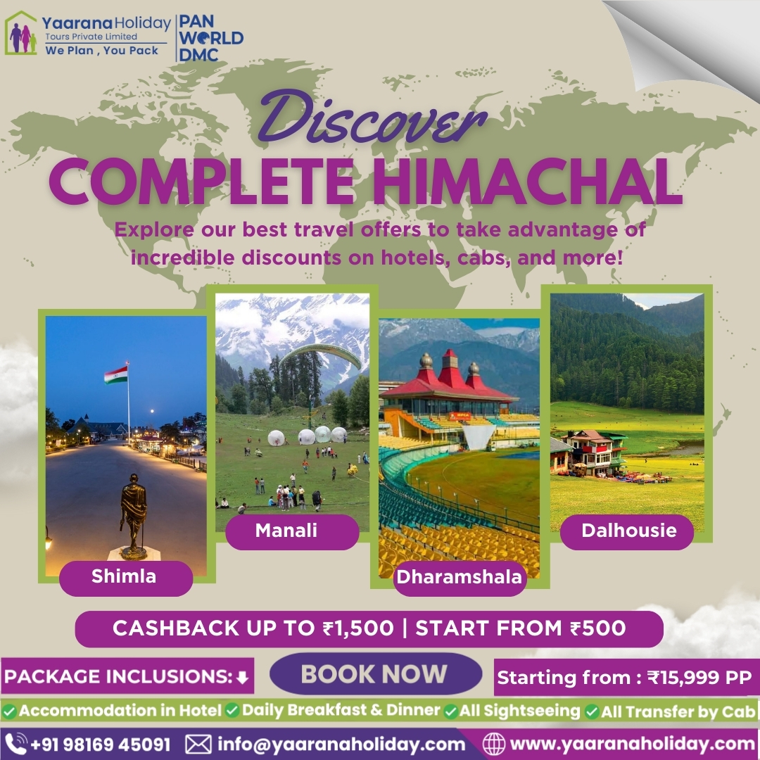 Yaarana Holidays Private Limited Facebook ad: Himachal Tour Package