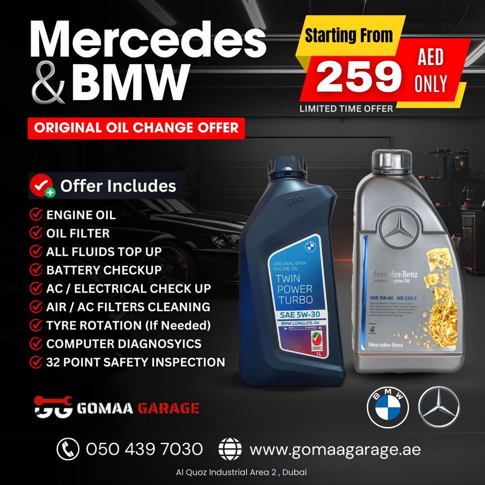 Gomaa Garage Facebook ad