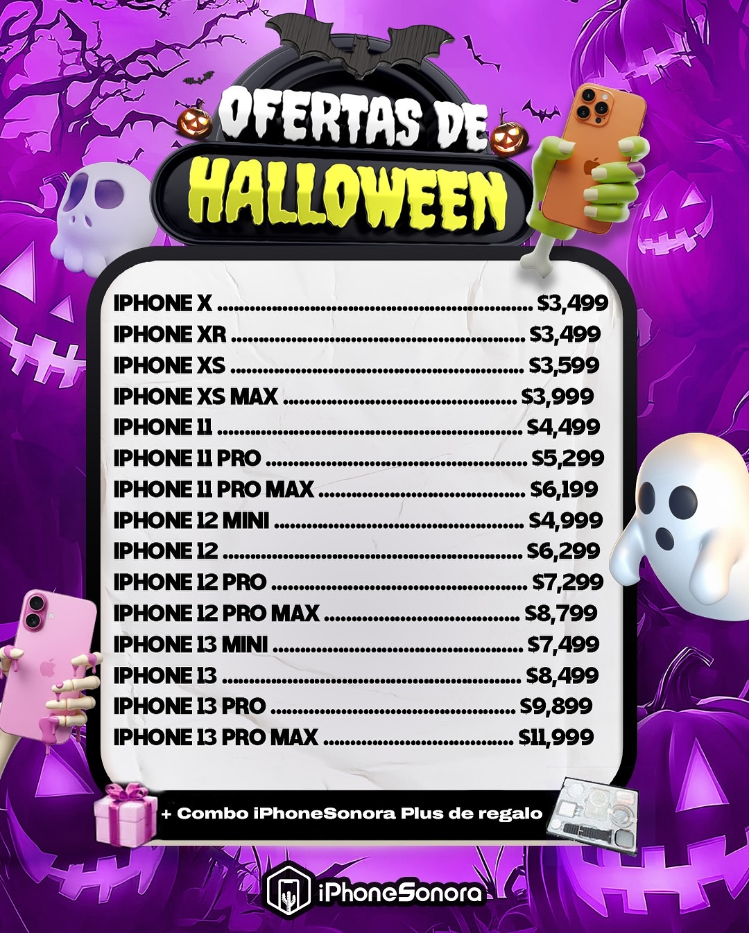 IPhoneSonoramx Facebook ad: Promos de miedo en iPhone Sonora