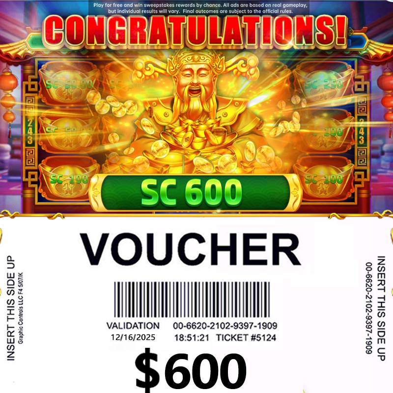 Lavish Luck Casino Facebook ad: Sign up and play for free today!