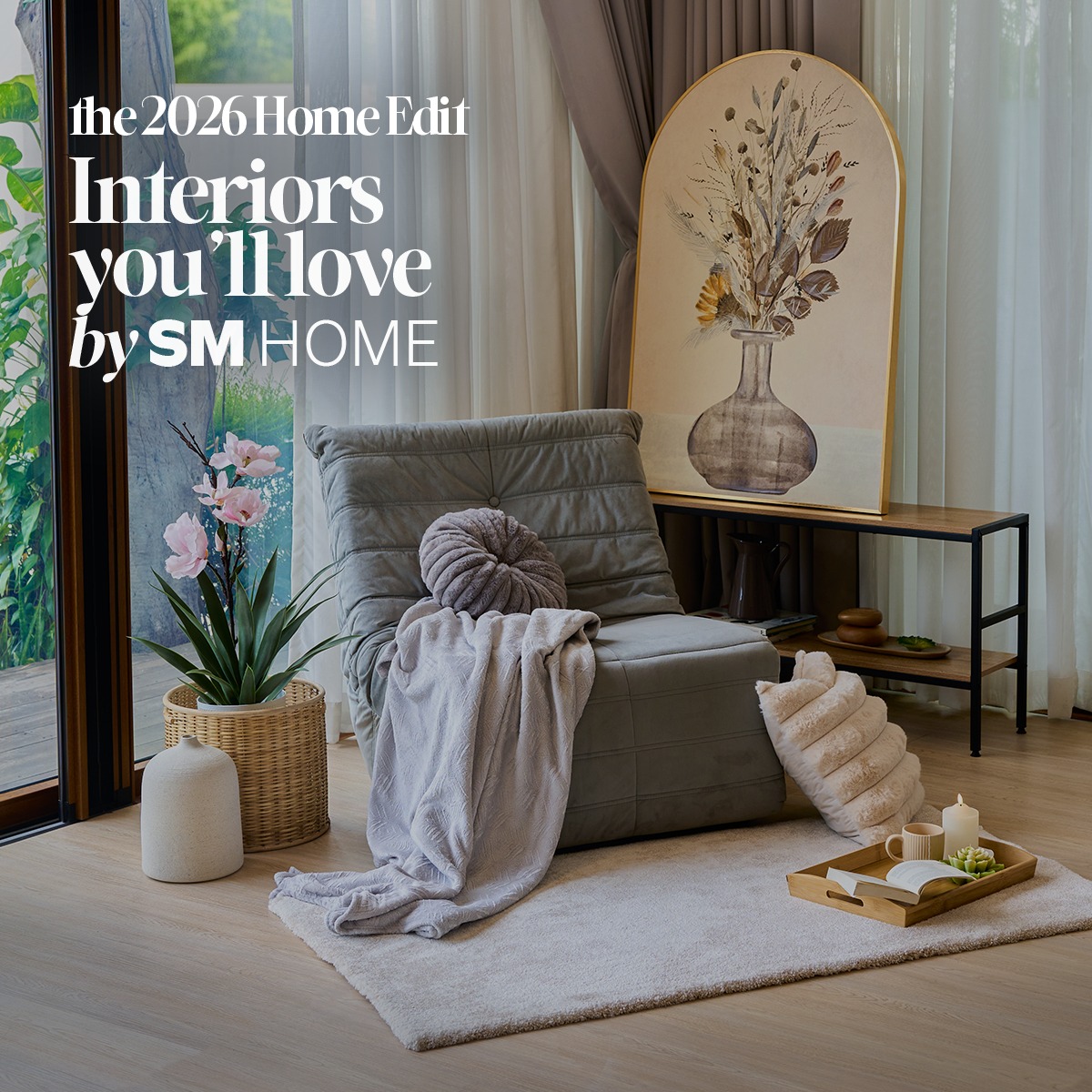 SM Home Facebook ad: Slow down and create a space designed for…