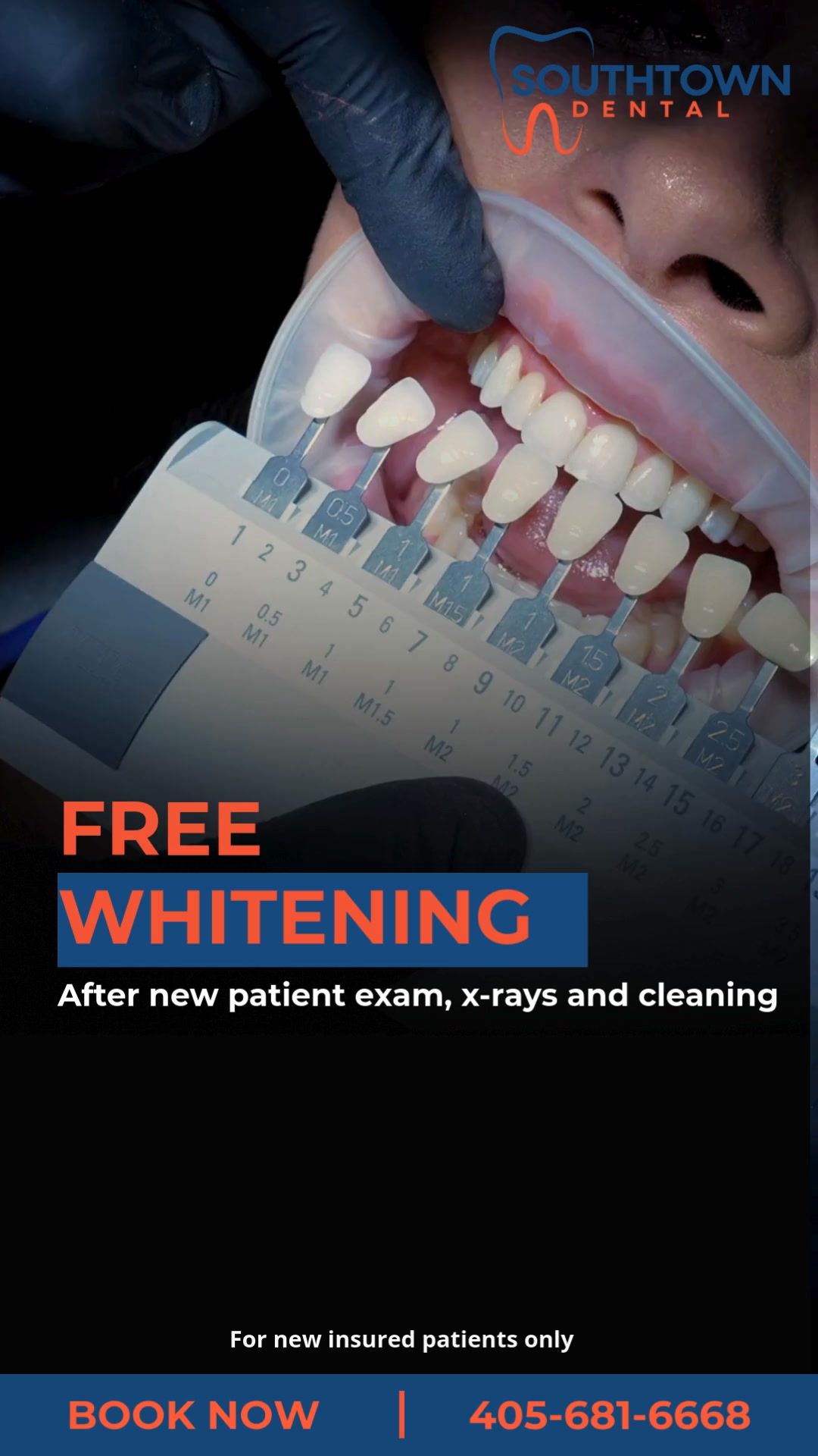 Southtown Dental - Snowden Facebook ad: Hurry! Free Whitening Kit with Your First Cleaning!