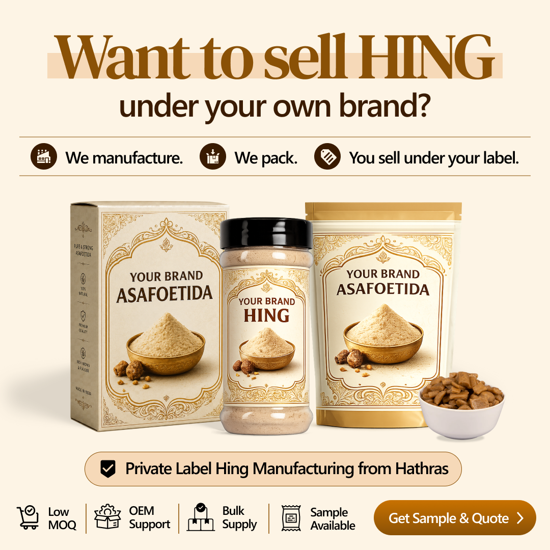 HingExpert Facebook ad: Launch Your Own Hing Brand with India's Hing Specialists