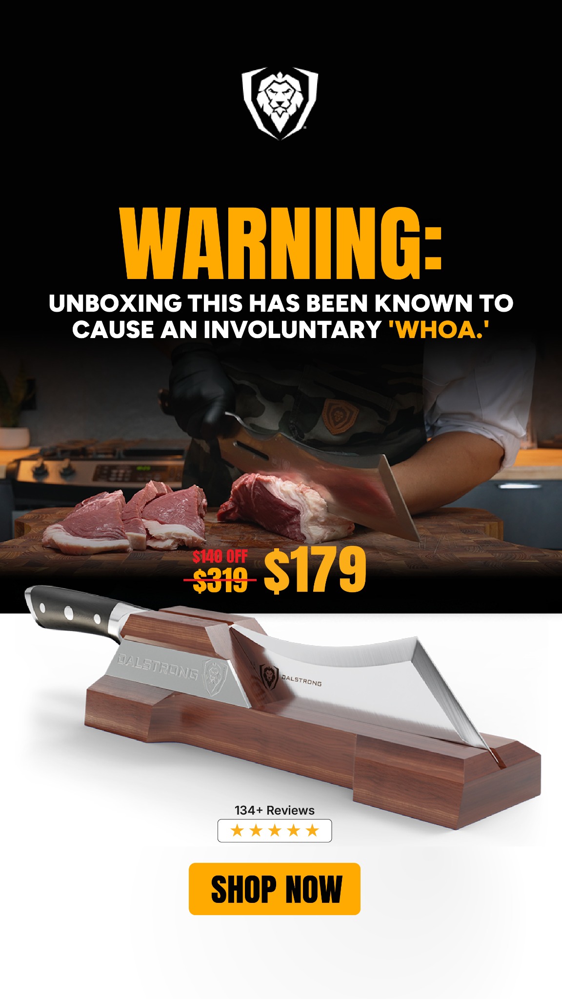 Dalstrong Facebook ad