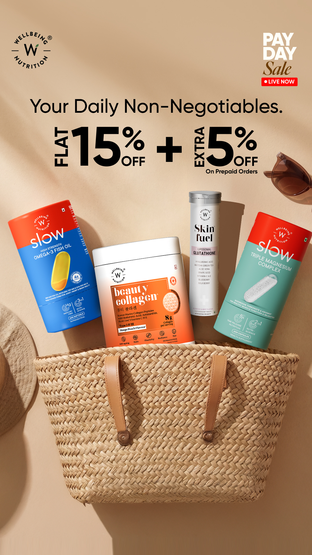 Wellbeing Nutrition Facebook ad