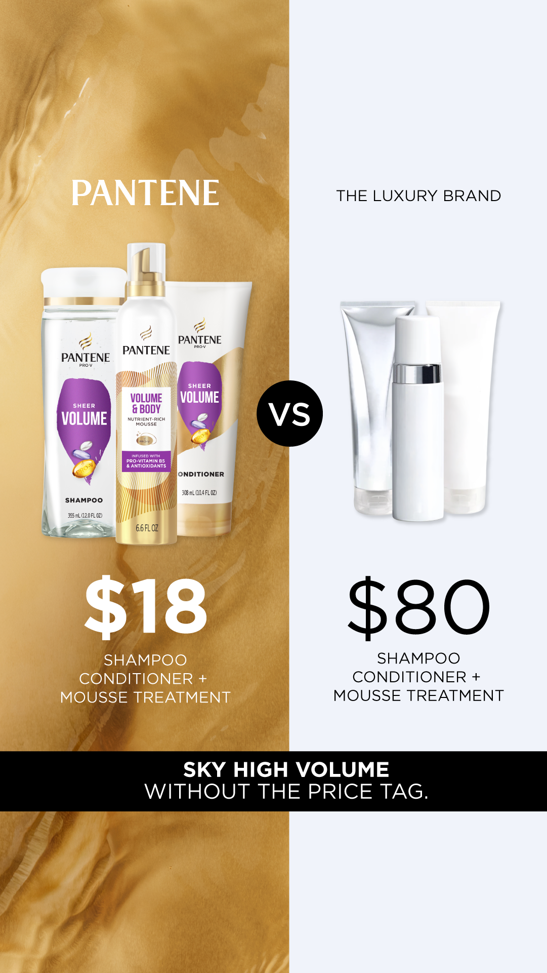 Pantene North America Facebook ad