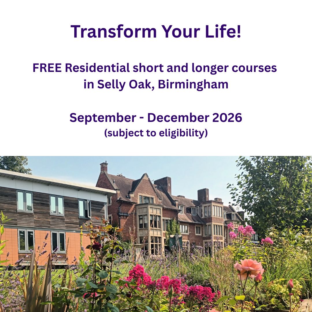 Fircroft College of Adult Education Facebook ad
