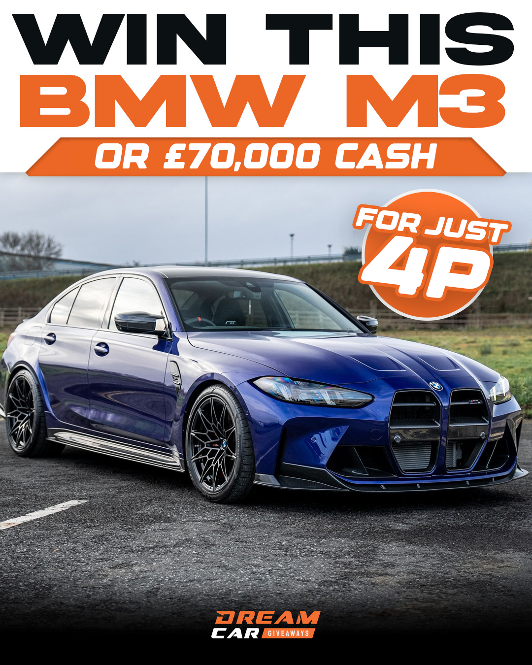 Dream Car Giveaways Facebook ad