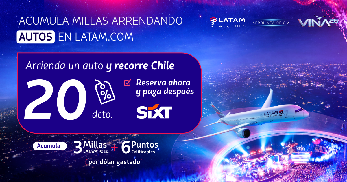 LATAM Airlines Facebook ad