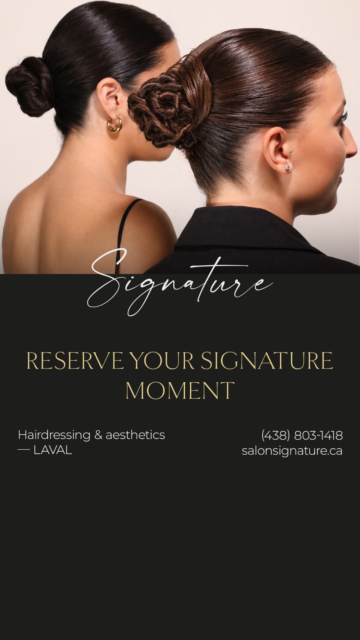 Salon Signature Facebook ad