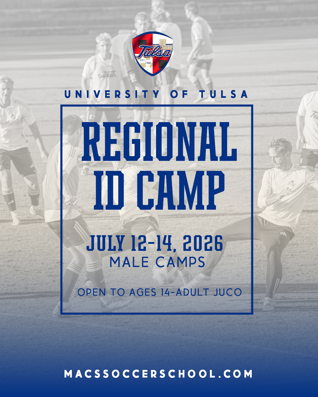 Mac's National Soccer School Facebook ad: Get Seen by College Coaches