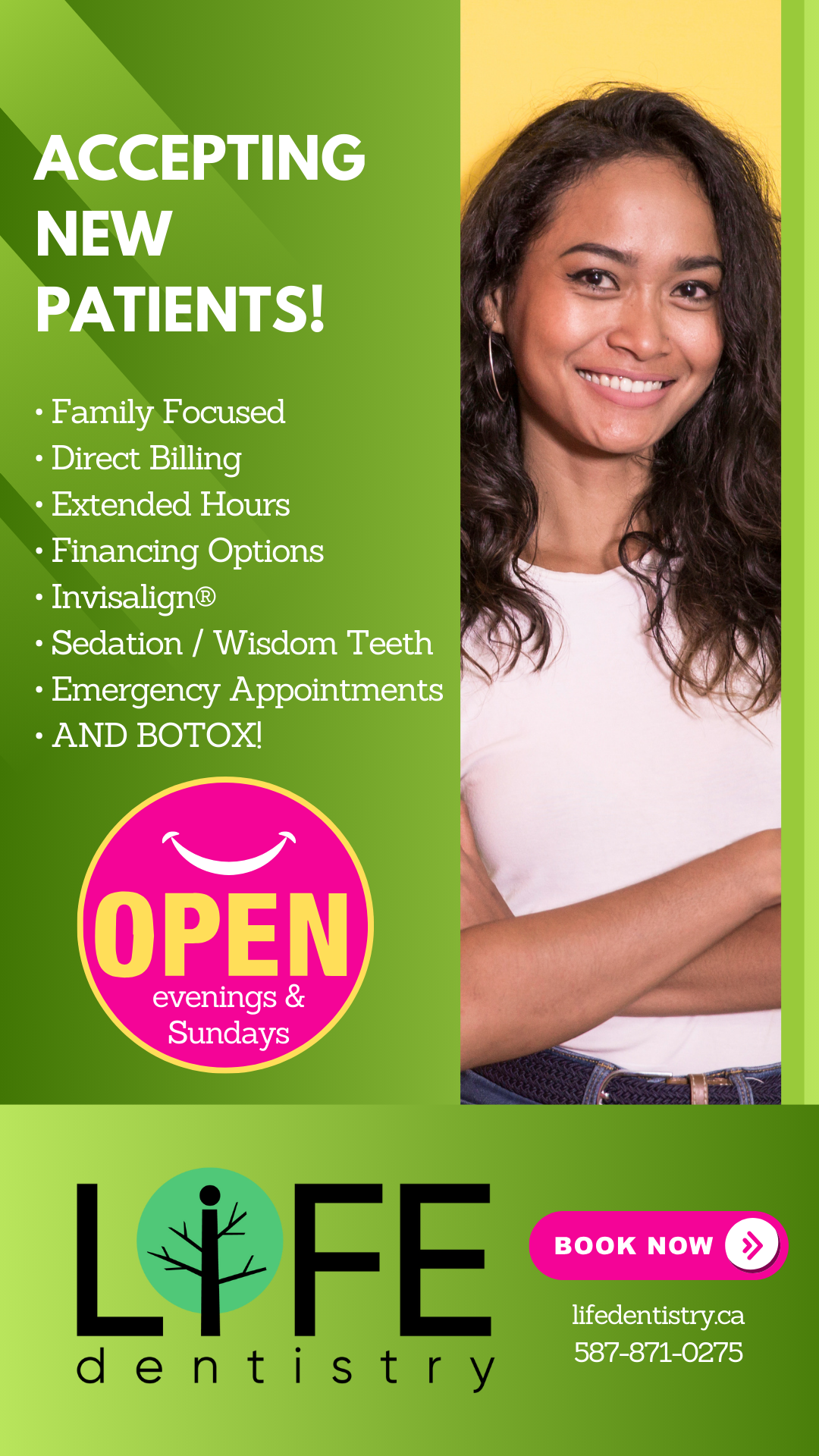 LIFE Dentistry Facebook ad from May 13, 2024