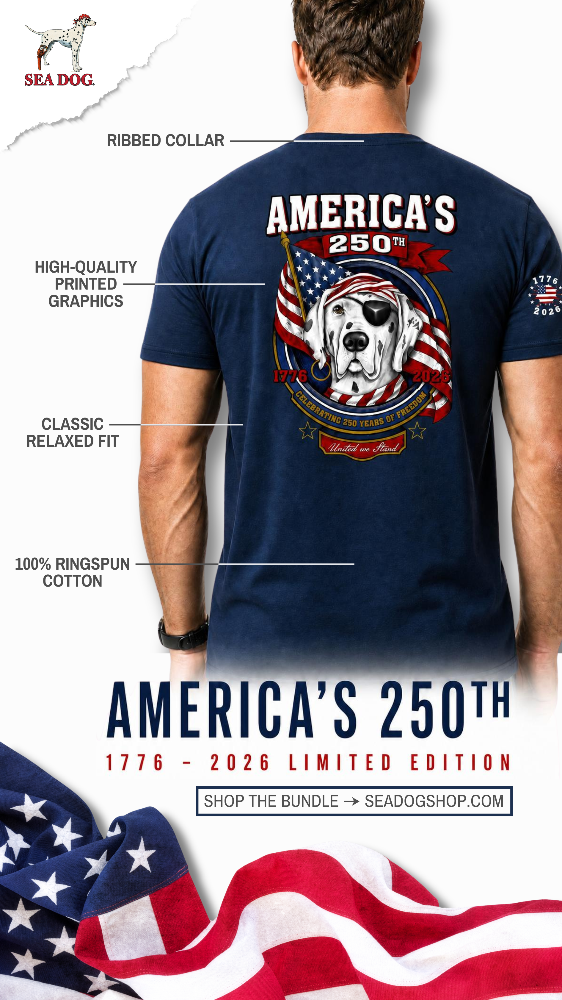 Sea Dog T-Shirts Facebook ad