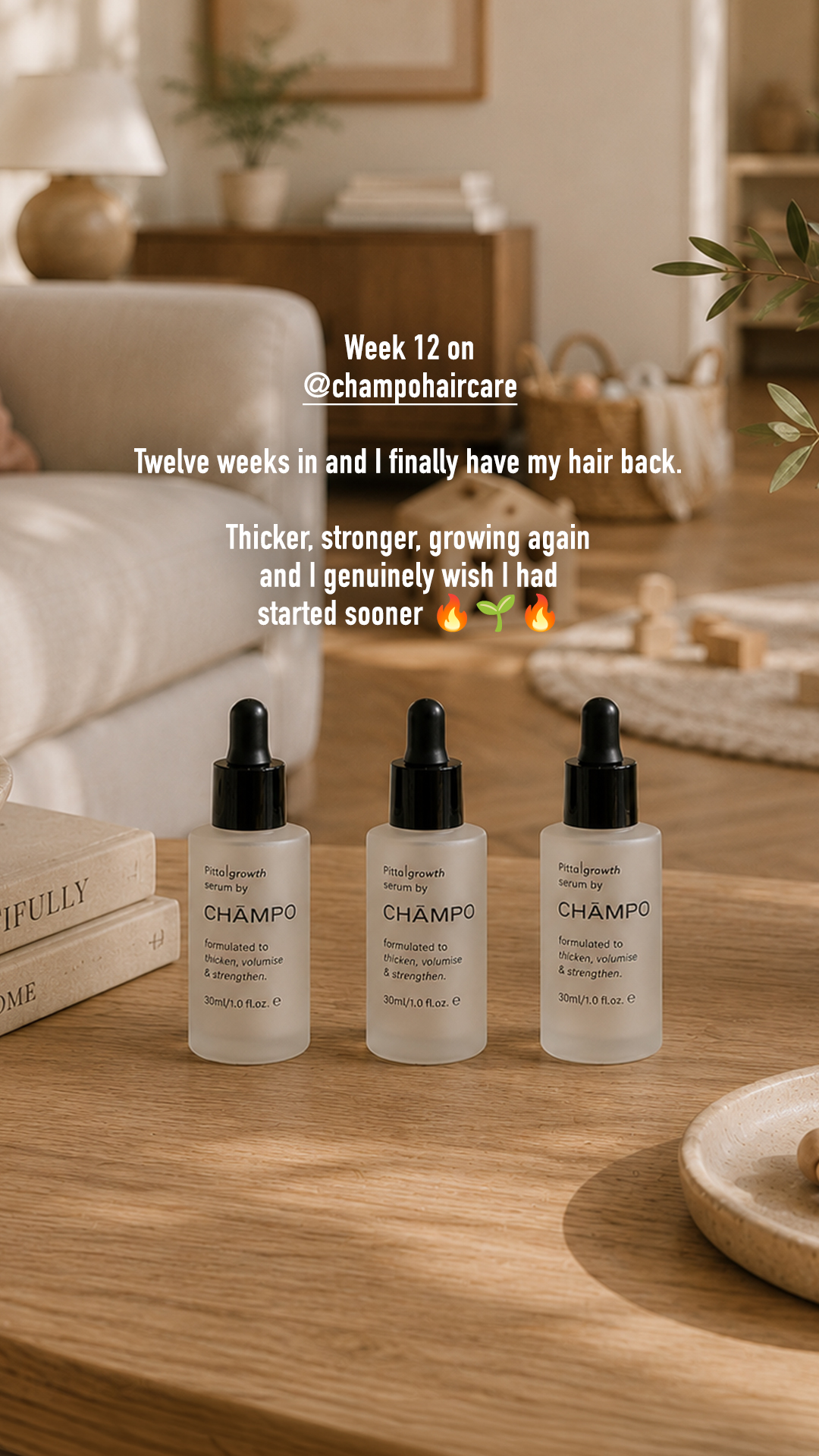 Chāmpo Haircare Facebook ad