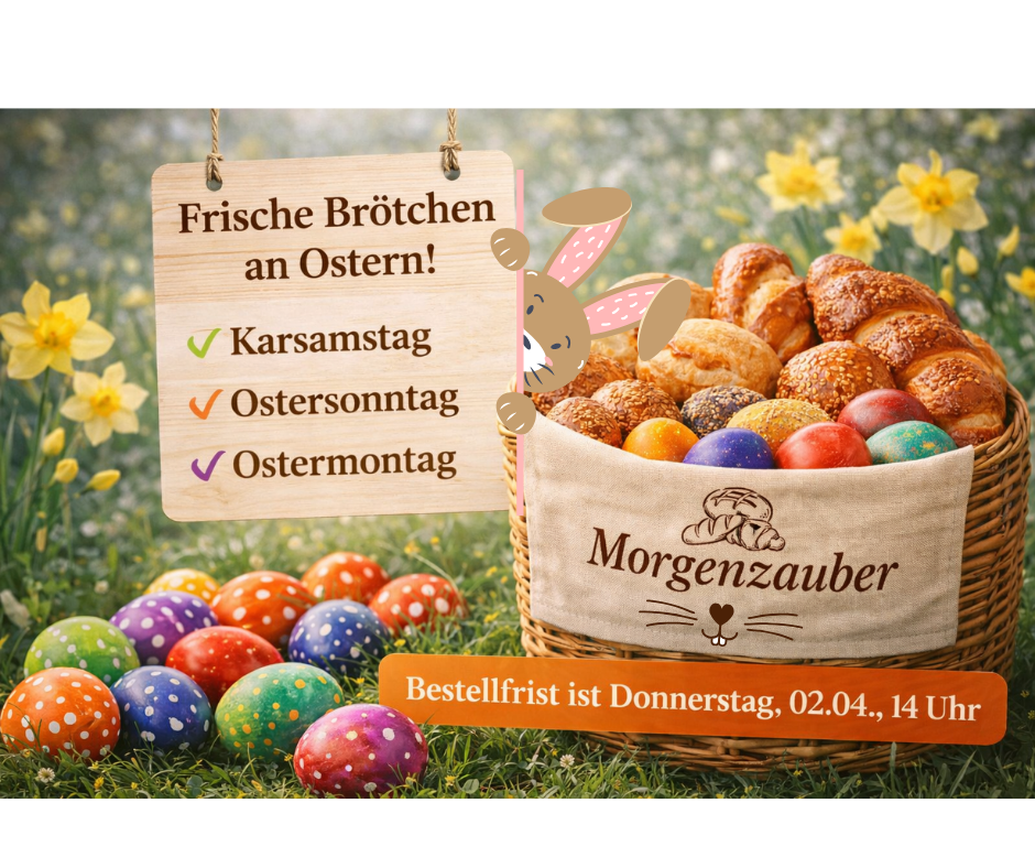 Morgenzauber Facebook ad: Osterfrühstück geliefert