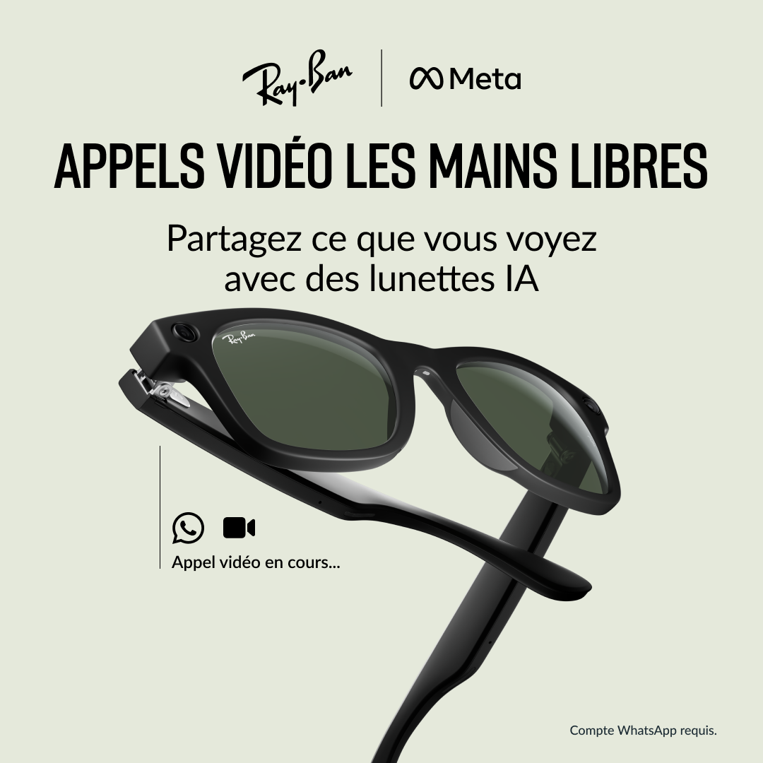 Ray-Ban Meta Facebook ad